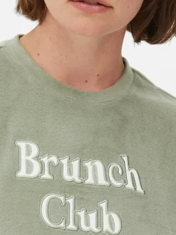 Long Sleeve Slogan Pajamas|Primark Online