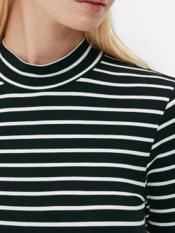 Long Sleeve Turtleneck Bodysuit|Primark New