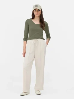 Long Sleeve V-Neck T-Shirt|Primark Best