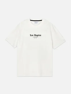 Los Angeles Statue Print T-Shirt|Primark Sale