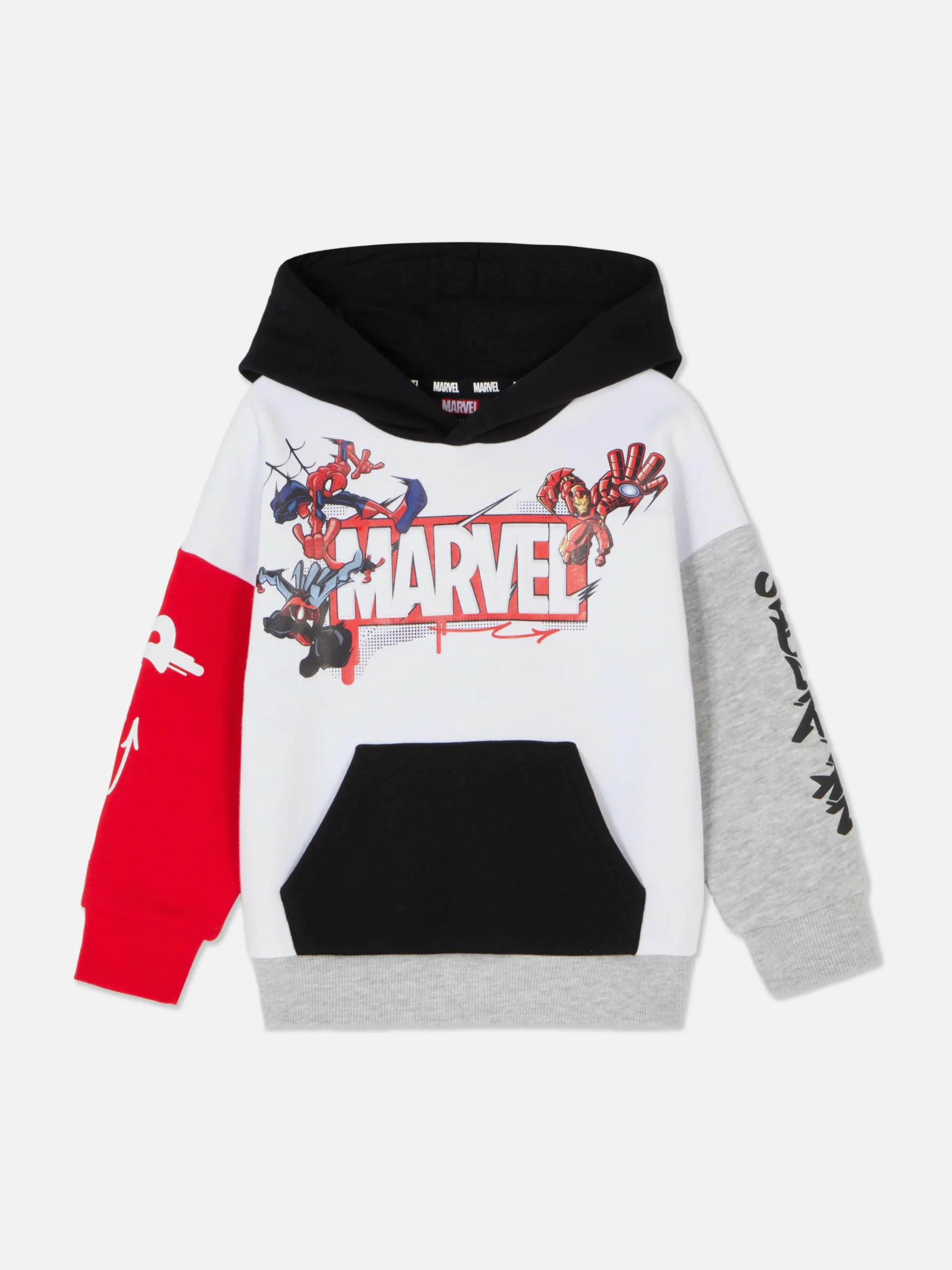 Marvel Avengers Color Block Hoodie|Primark