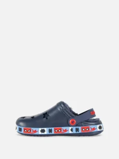 MARVEL Spider-Man Faux Fur Clogs|Primark Discount