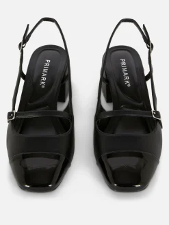 Mary Jane Slingback Block Heels|Primark Online