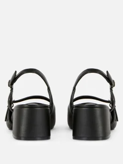 Mary Jane Slingback Block Heels|Primark Online