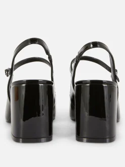 Mary Jane Slingback Court Heels|Primark Clearance