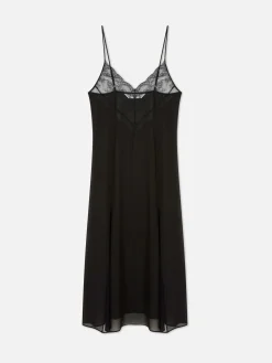 Mesh And Lace Chemise Nightdress|Primark Clearance