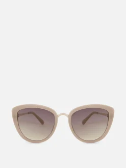 Metal Trim Cat Eye Sunglasses|Primark Discount