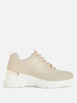 Metal Trim Wedge Sneakers|Primark Discount