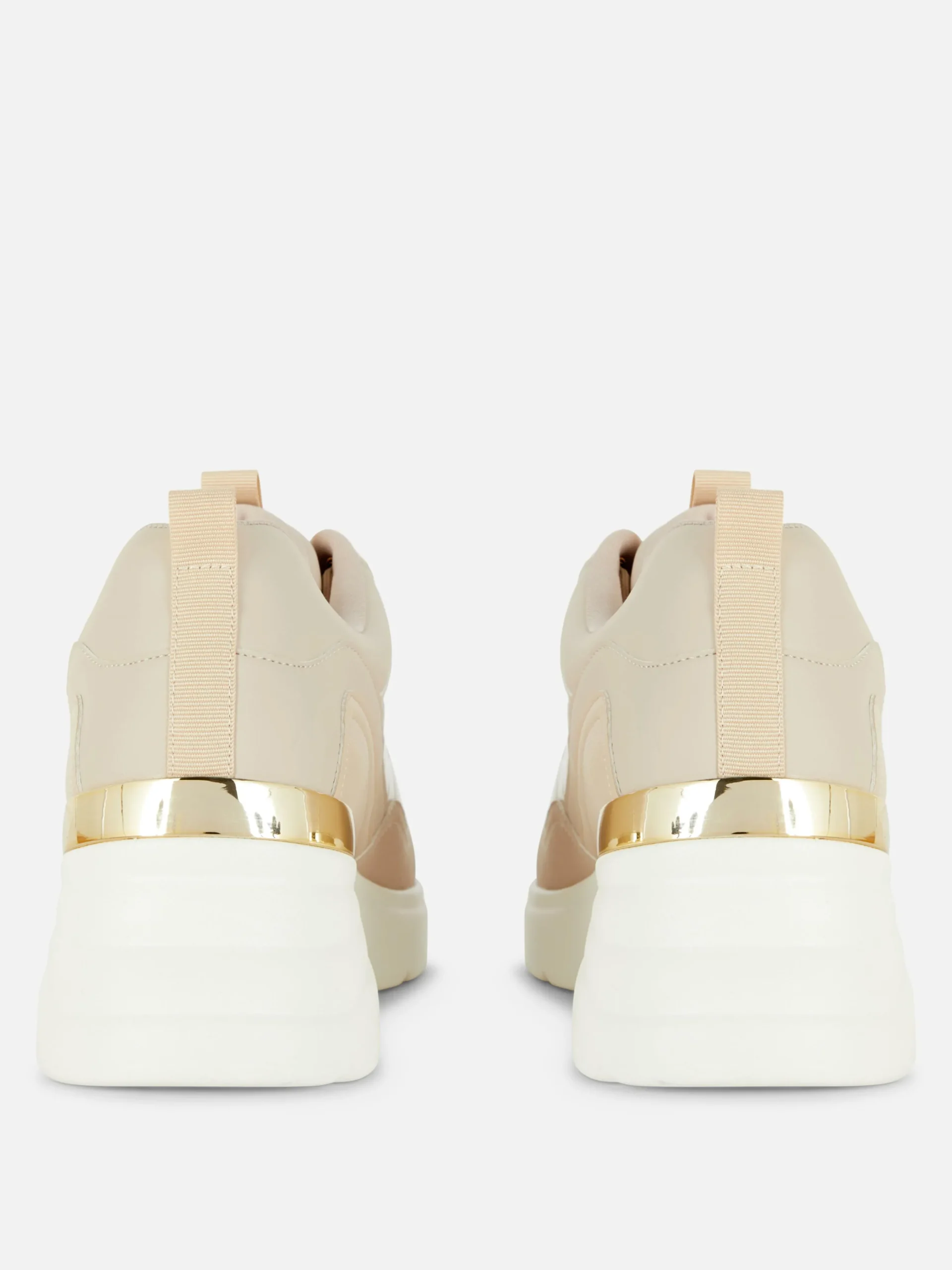 Metal Trim Wedge Sneakers|Primark Discount