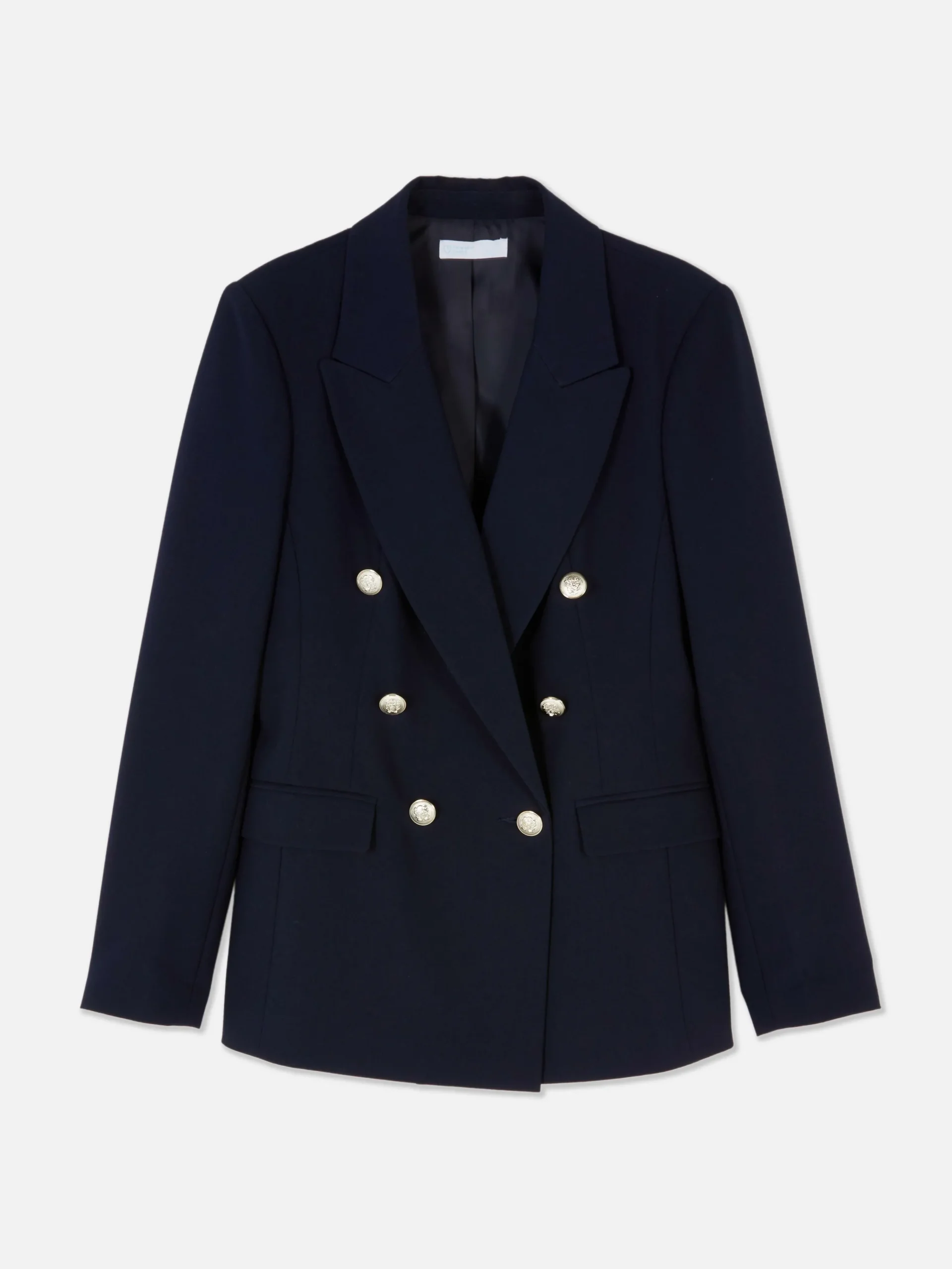 Metallic Button Double Breasted Blazer|Primark Online