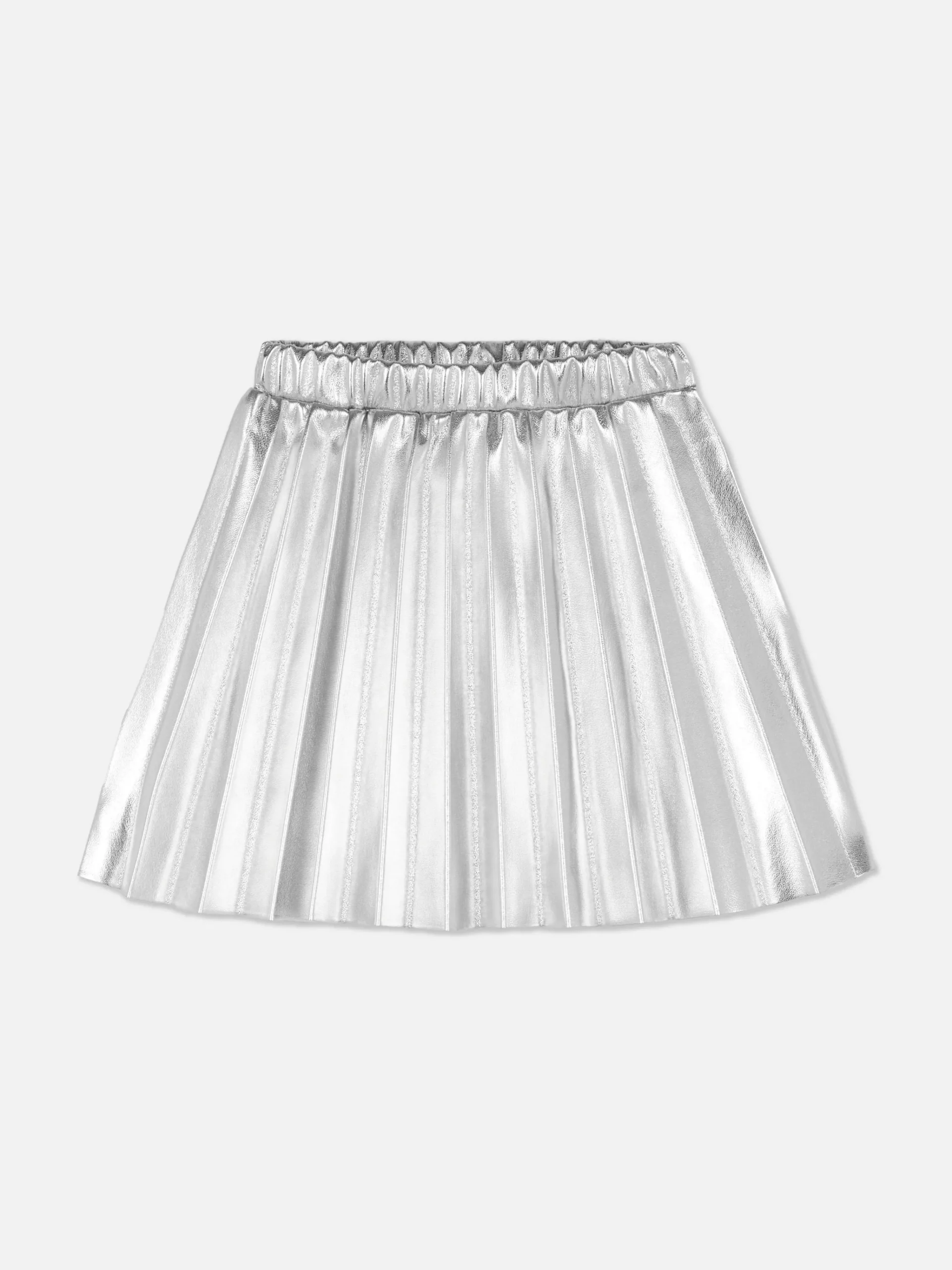 Metallic Pleated Skirt|Primark Hot