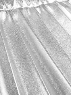 Metallic Pleated Skirt|Primark Hot