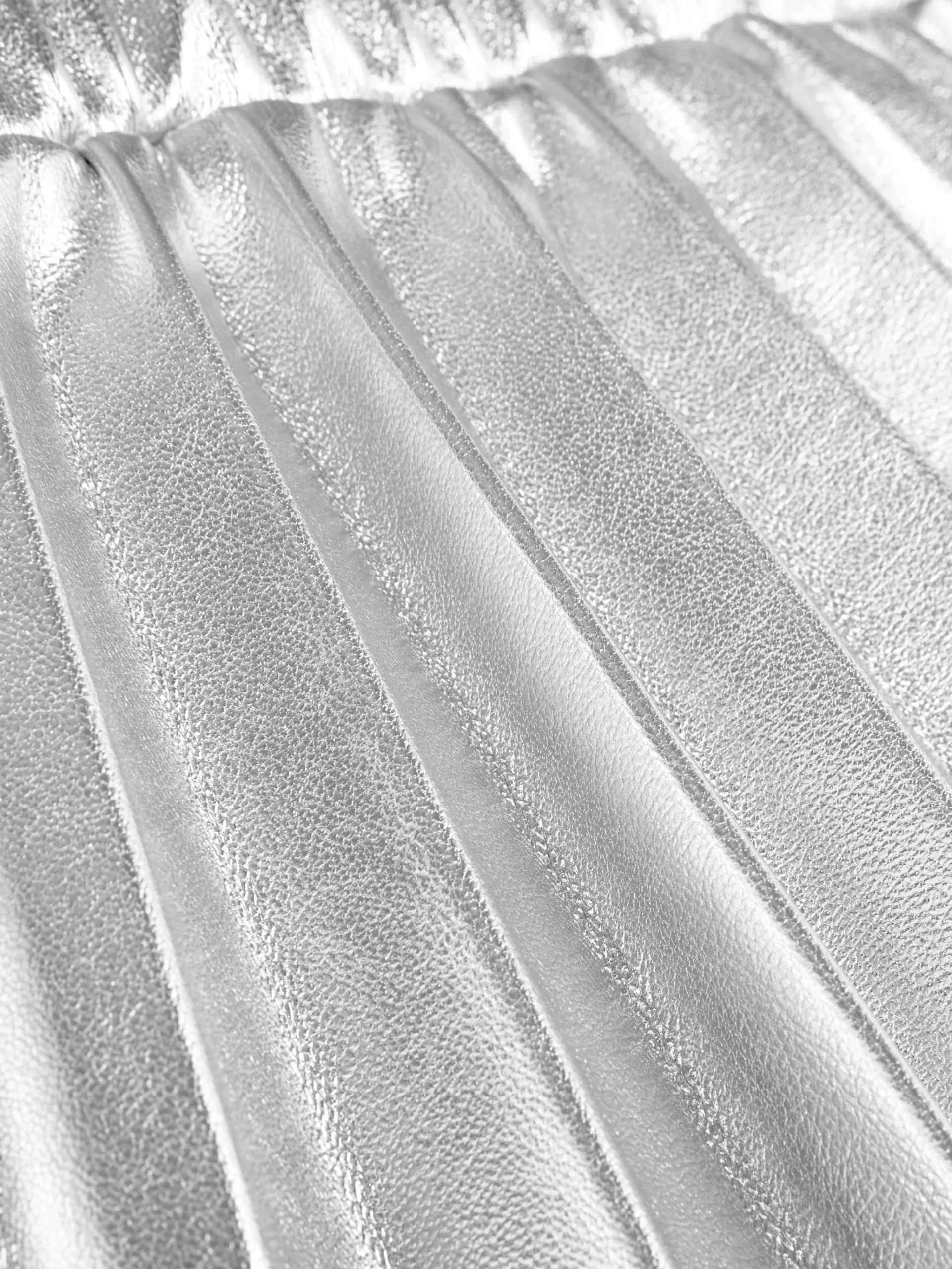 Metallic Pleated Skirt|Primark Hot