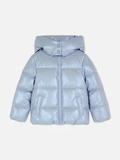 Metallic Puffer Jacket|Primark Sale