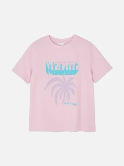 Miami Print T-Shirt|Primark Hot