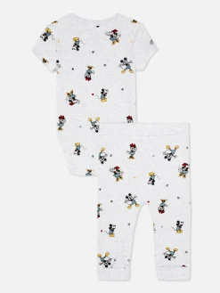 Mickey And Minnie Mouse Bodysuit And Leggings Set|Primark Best