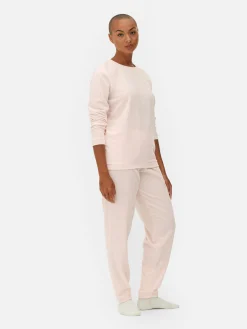 Microfleece Long Sleeve Pajamas|Primark New