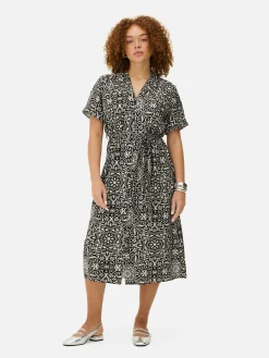 Midi Shirt Dress|Primark