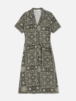 Midi Shirt Dress|Primark