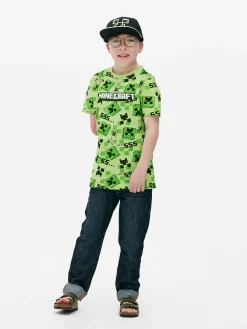 Minecraft Creeper Print T-Shirt|Primark Hot