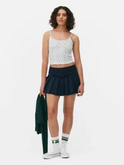 Mini Floral Ribbed Cami|Primark Outlet