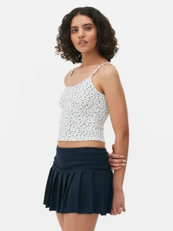 Mini Floral Ribbed Cami|Primark Outlet