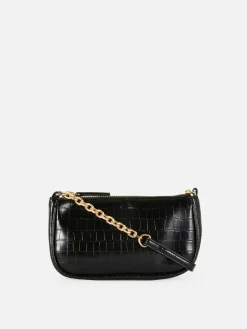 Mini Mock Croc Crossbody Bag|Primark