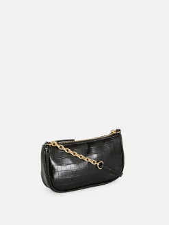 Mini Mock Croc Crossbody Bag|Primark
