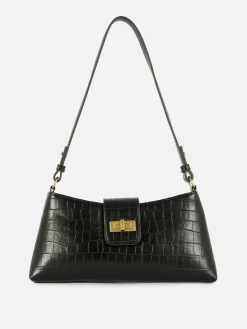Mock Croc Shoulder Bag|Primark Sale