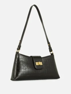 Mock Croc Shoulder Bag|Primark Sale