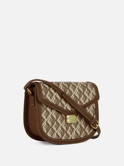Monogram Graphic Saddle Bag|Primark Outlet
