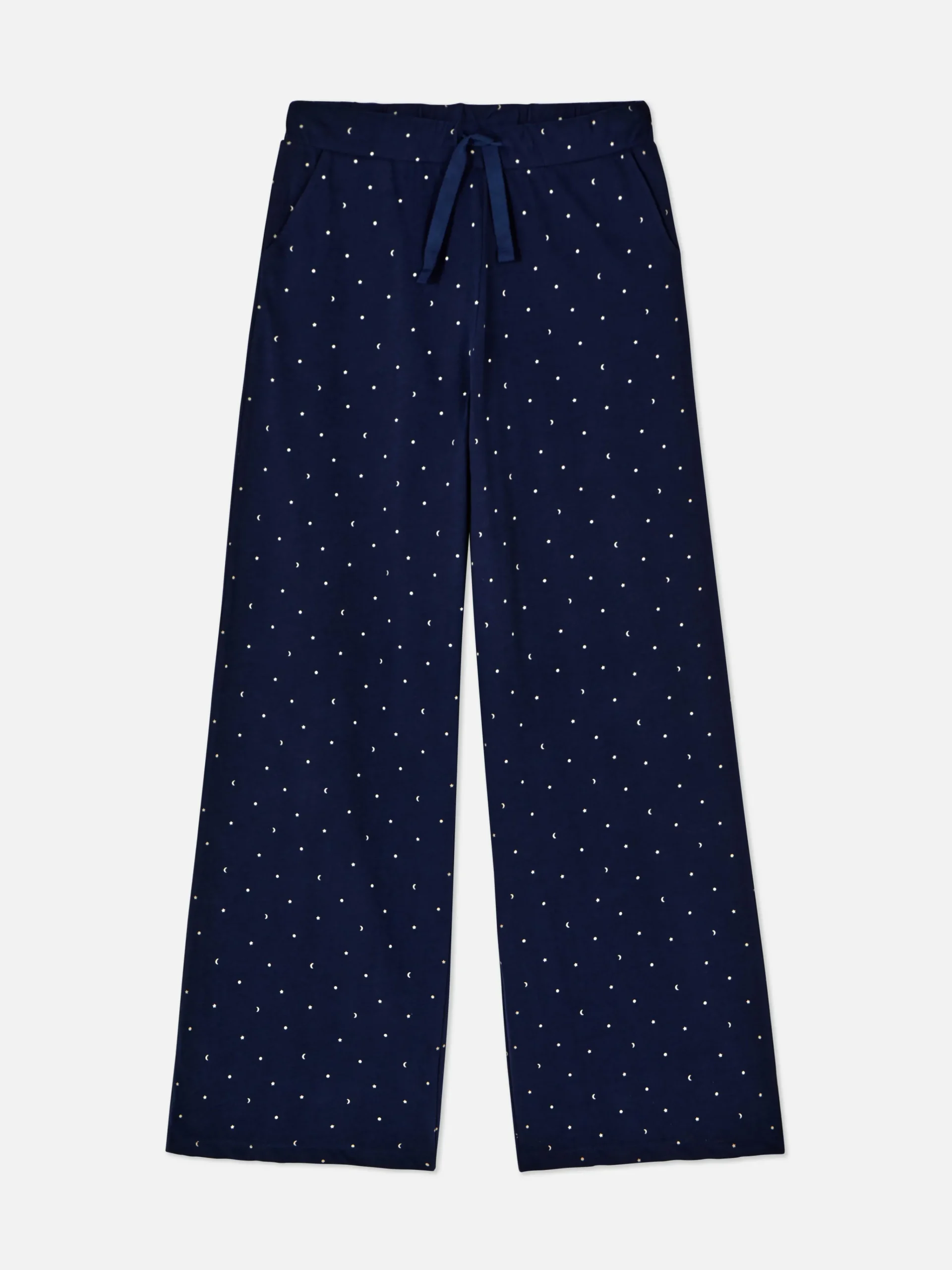 Moon And Stars Wide Leg Pajama Bottoms|Primark New