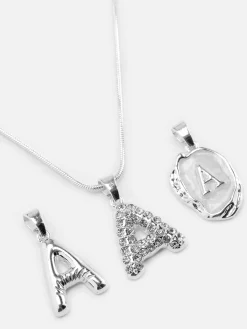 Multi-Pendant Initial Necklace|Primark Sale