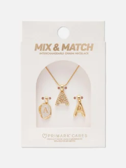 Multi-Pendant Initial Necklace|Primark Sale