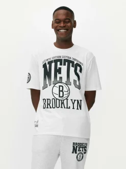 NBA Brooklyn Nets Graphic T-Shirt|Primark Clearance