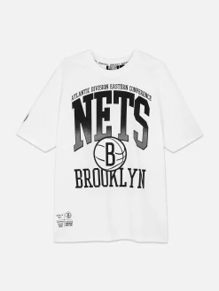 NBA Brooklyn Nets Graphic T-Shirt|Primark Clearance