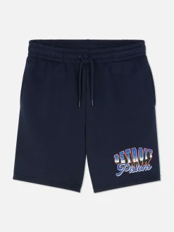 NBA Detroit Pistons Graphic Shorts|Primark Best