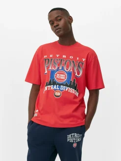 NBA Detroit Pistons T-Shirt|Primark New