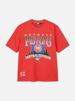 NBA Detroit Pistons T-Shirt|Primark New