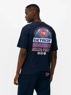 NBA Detroit Pistons T-Shirt|Primark Clearance