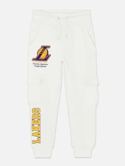 NBA Los Angeles Lakers Cargo Joggers|Primark Clearance