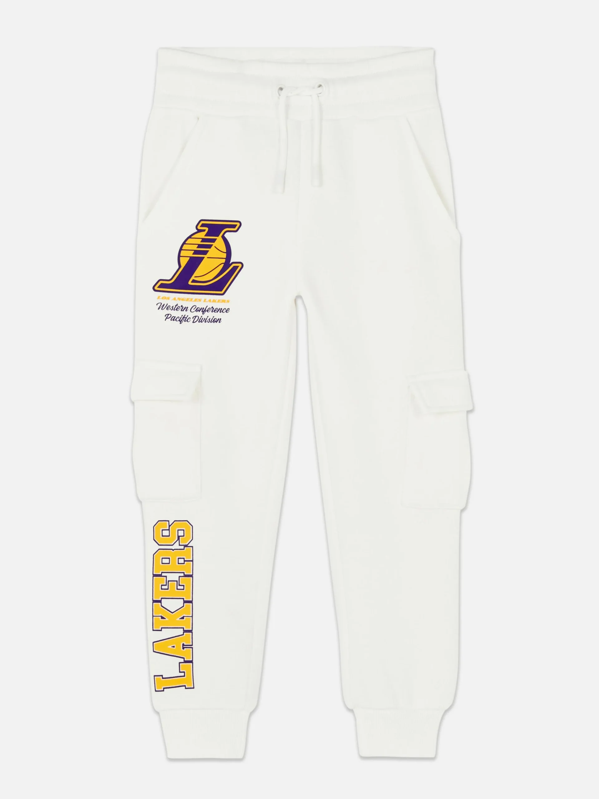 NBA Los Angeles Lakers Cargo Joggers|Primark Clearance