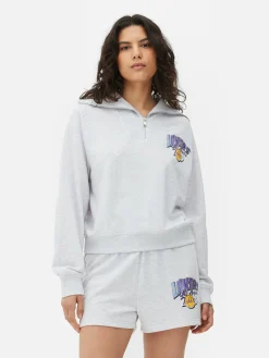 NBA Los Angeles Lakers Half Zip Sweatshirt|Primark Online