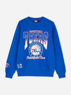 NBA Philadelphia 76ers Graphic Sweatshirt|Primark Clearance