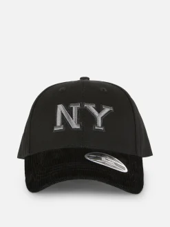 New York Embroidered Baseball Cap|Primark