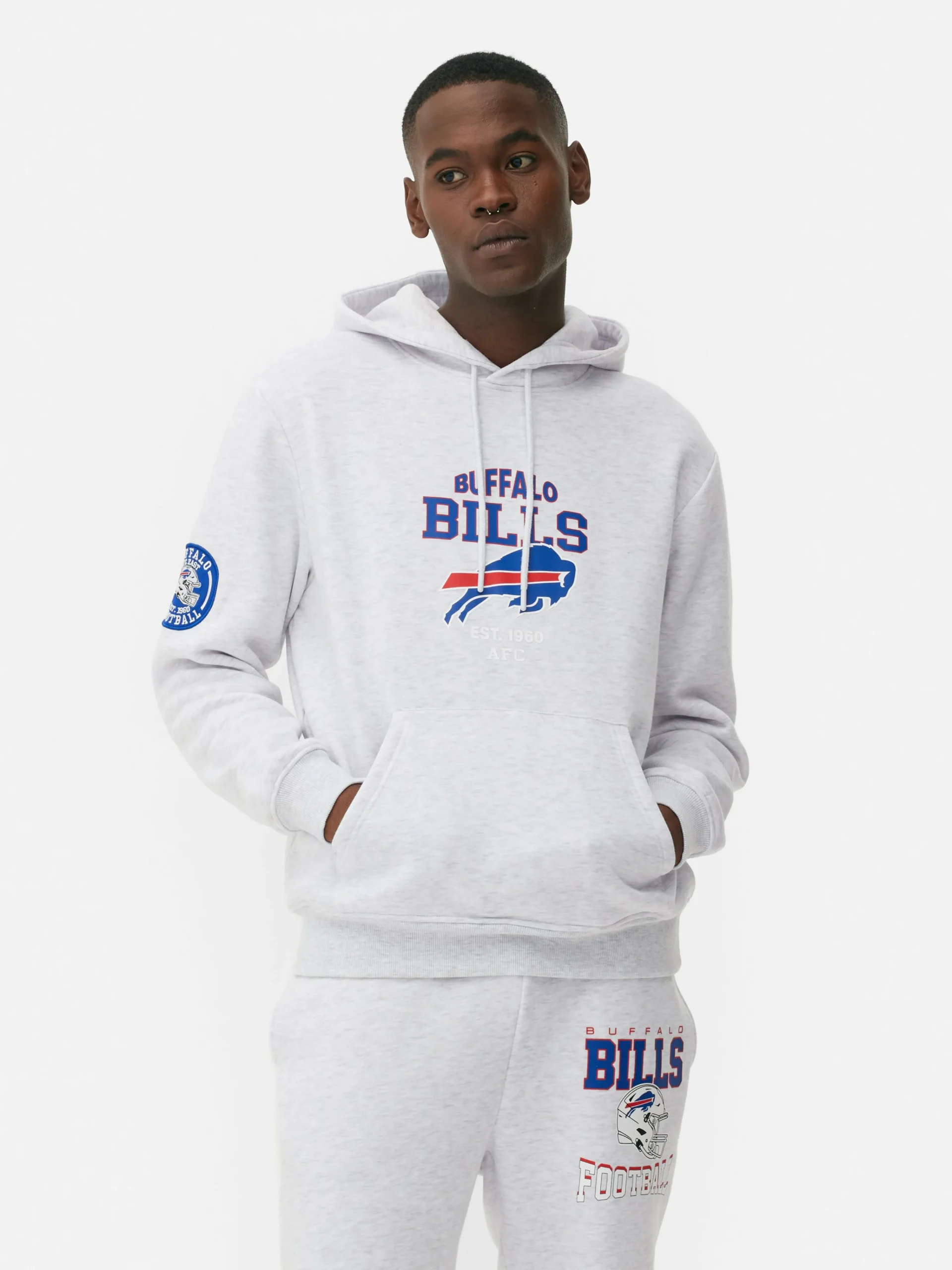 NFL Buffalo Bills Drawstring Hoodie|Primark Sale
