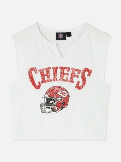 NFL Kansas City Chiefs Cropped Tank|Primark Discount