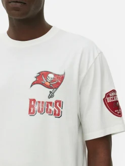 NFL Tampa Bay Buccaneers Printed T-Shirt|Primark Clearance
