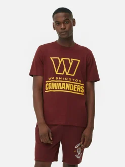 NFL Washington Commanders Graphic T-Shirt|Primark Online