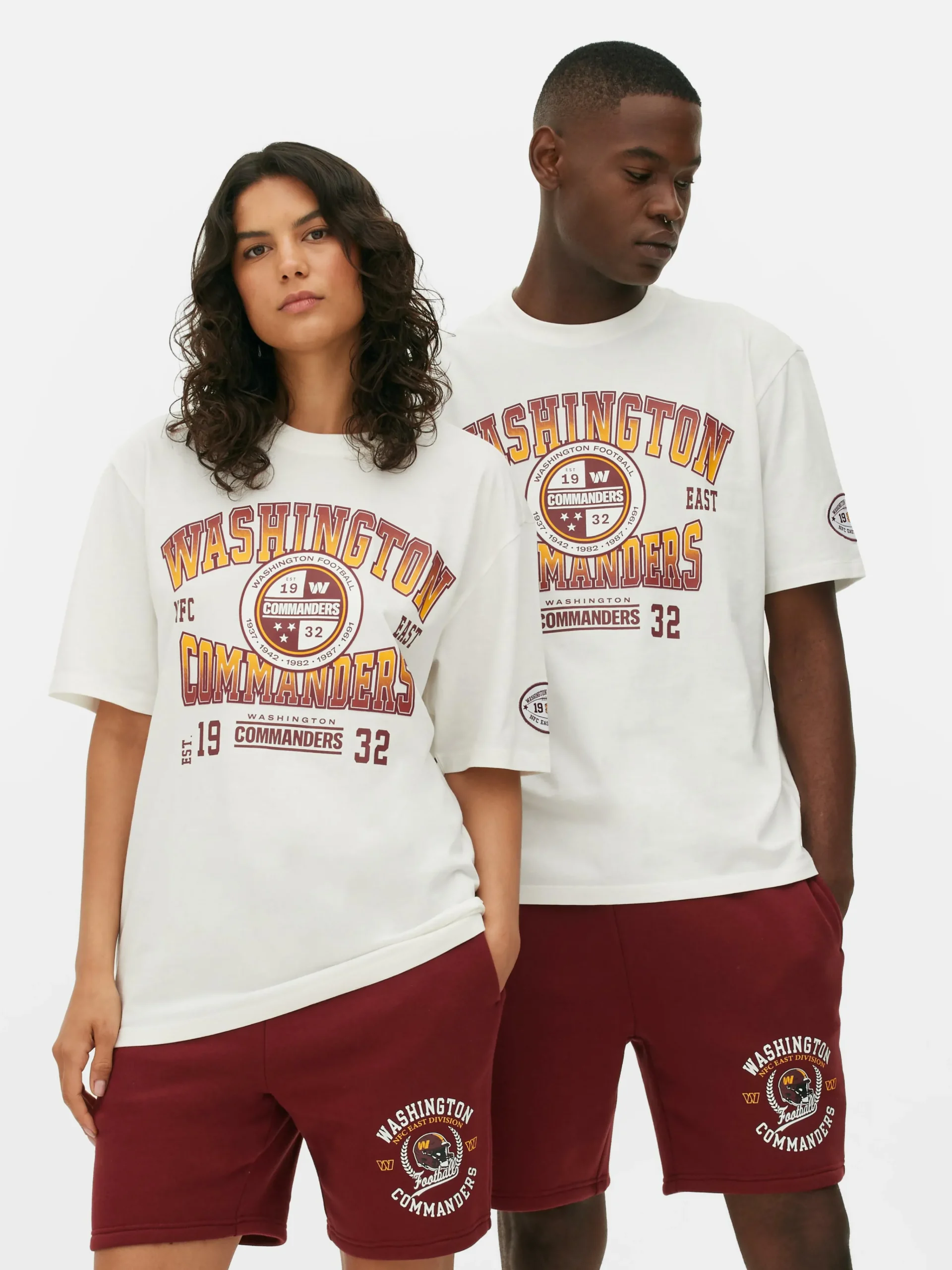 NFL Washington Commanders T-Shirt|Primark New